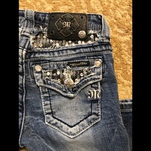 Jeans- Miss Me luxury brand- Juniors Size 8